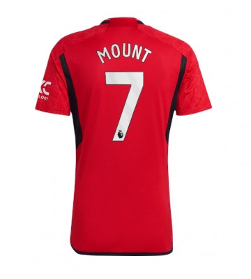 Manchester United Mason Mount #7 Replika Hjemmebanetrøje 2023-24 Kortærmet